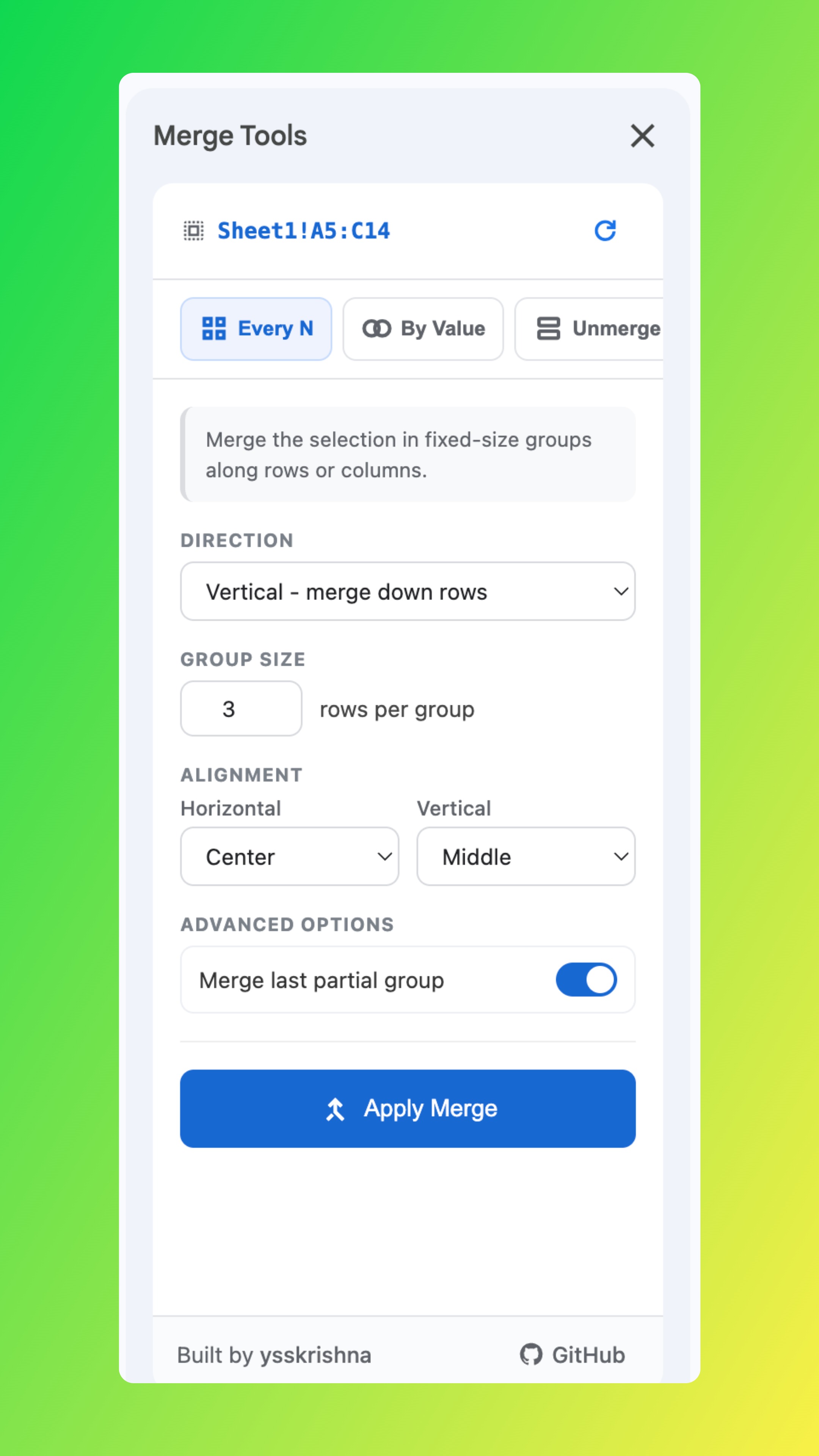 Merge Tools screenshot 1