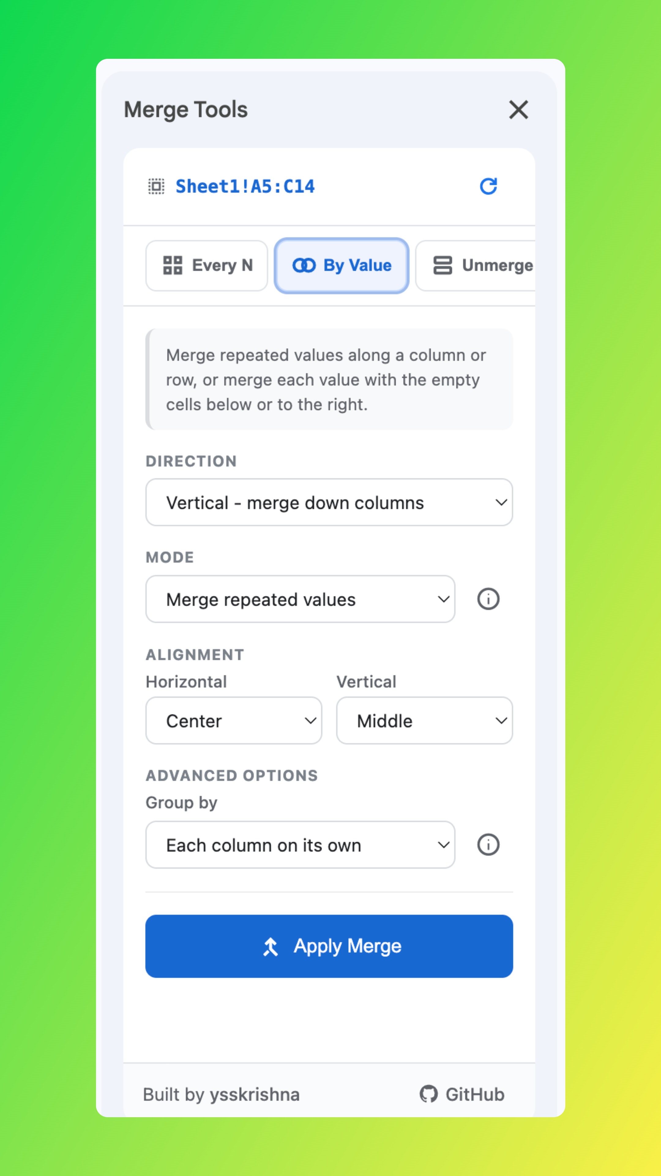 Merge Tools screenshot 2